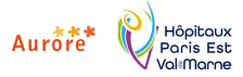 logos Aurore et Hôpitaux Paris Est Val de Marne